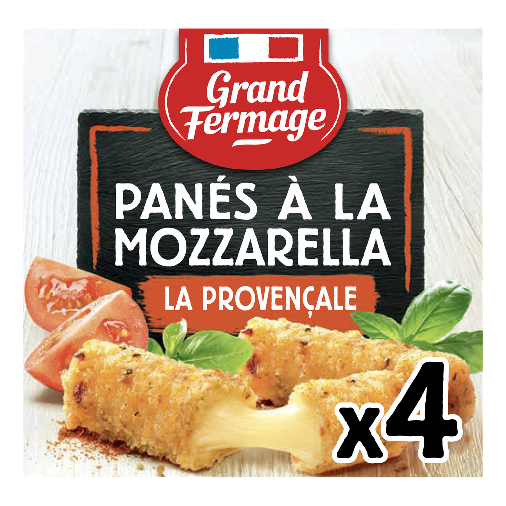 GRAND FERMAGE Mozzarella sticks with Provençal breadcrumbs 100 g