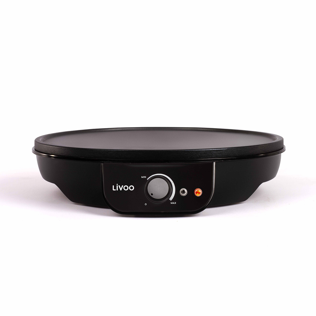 LIVOO Electric Crepe Maker Dop196 30cm Non-Stick 1000 W Black