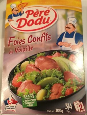 PÈRE DODU Fígados de Aves Confitados 300 g