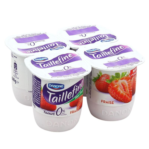 [3033491215209] TAILLEFINE Strawberry Stirred Yogurt 4 x 125 g
