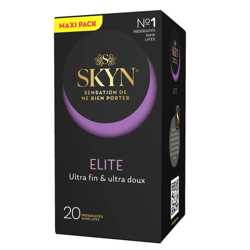 [3532281660705] SKYN Preservativos Sensación de no Llevar Nada Elite Ultra Fino & Ultra Suave x20