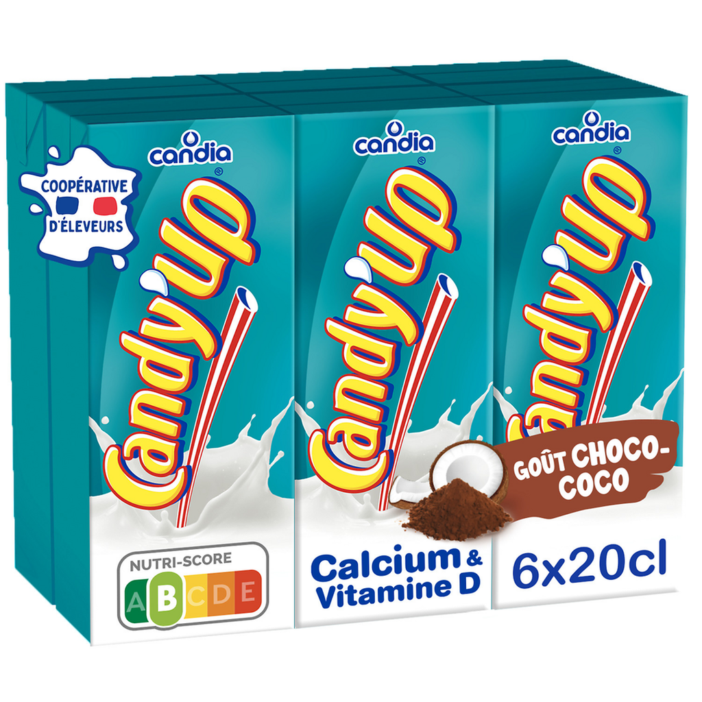 Candy'Up Boisson Lactée Au Chocolat Et Coco Michou 6X20Cl