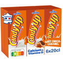 CANDIA Boisson lactée Candy'Up choco-caramel 6 x 20 cl