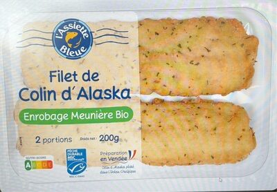 L'ASSIETTE BLEUE Meunière Pollock Fillet 2X100g