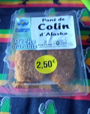 ASSIETTE BLEUE Empanado de Escamudo do Alasca 2 x 100 g