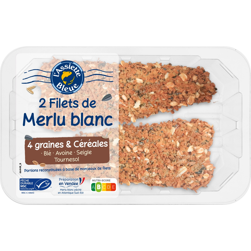GRAINES Filete de Pescada Panado 240 g