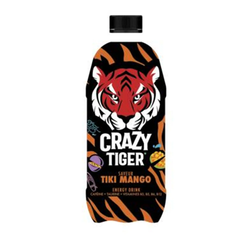 [3551720206854] CRAZY TIGER Boisson énergisante Tiki Mango 1 L