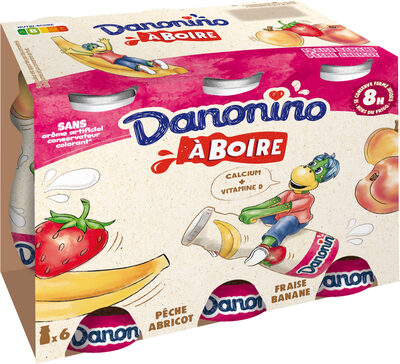 Danonino Gervais A Boire Panache 6X100G