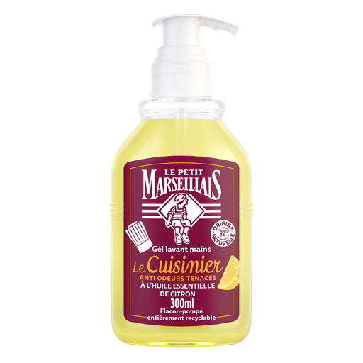 [3574661750620] LE PETIT MARSEILLAIS Savon liquide mains huile essentielle citron 250 ml