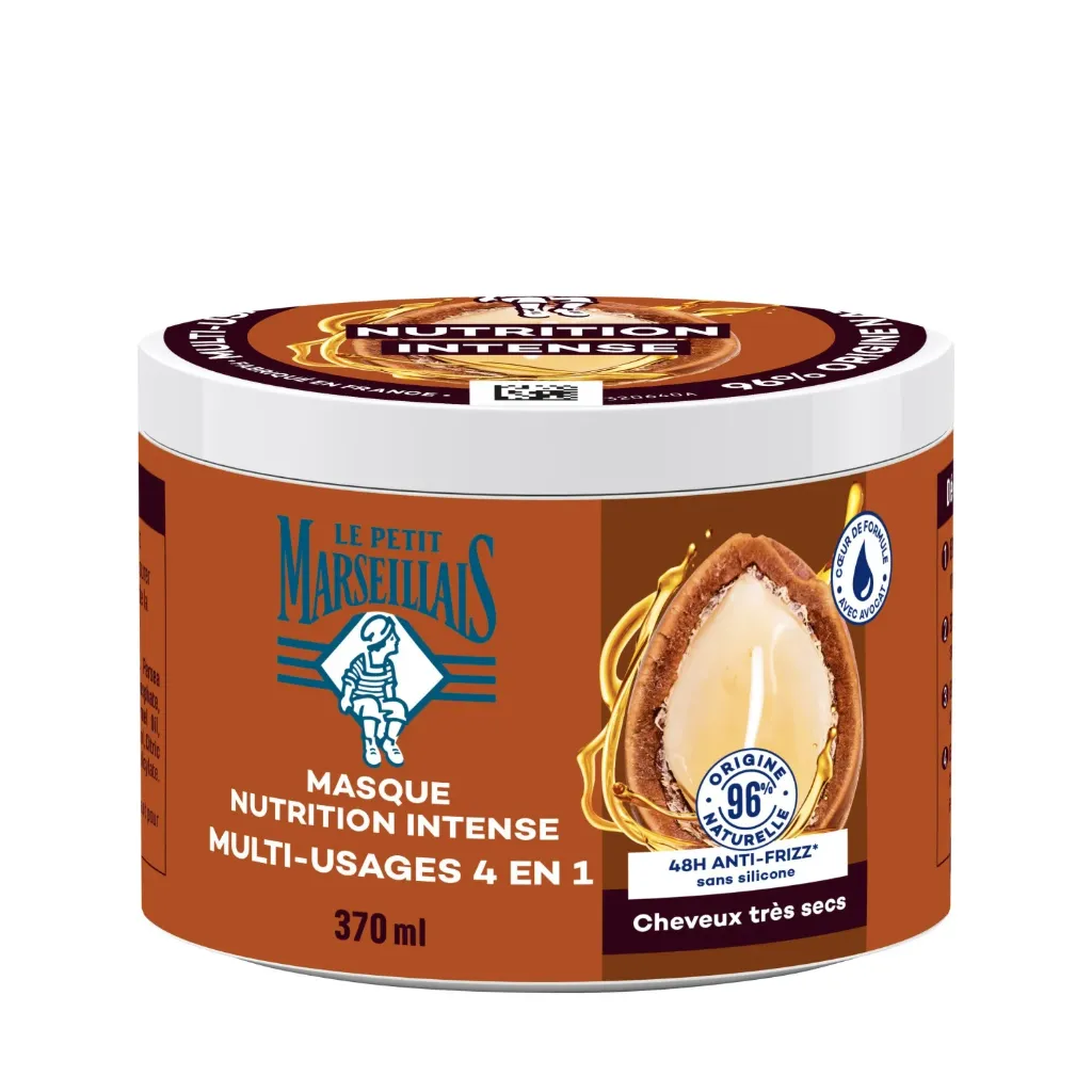 Le Petit Marseillais Masque Soin Capillaire Nutrition Intense Multi Usage 4En1 370 Ml