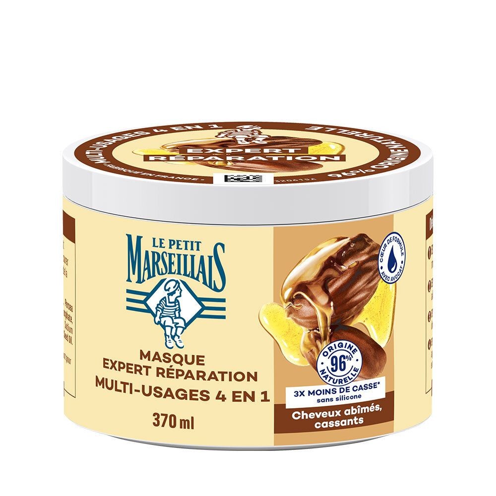 Le Petit Marseillais Masque Soin Capillaire Reparation Intense Multi Usage 4En1 370 Ml