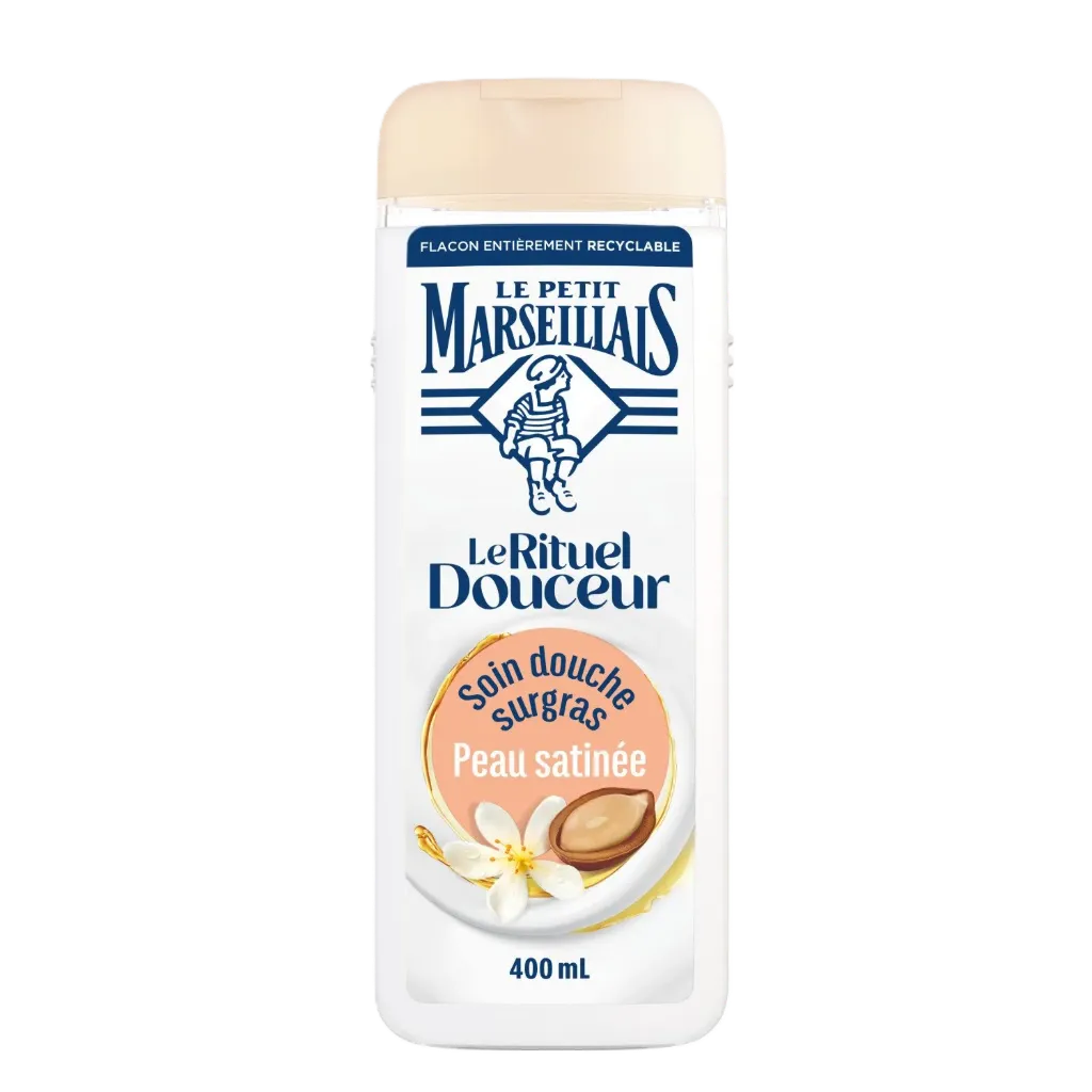 Le Petit Marseillais Crème Douche Surgras Huile D'Argan Et Fleur D'Oranger Flacon De 400Ml