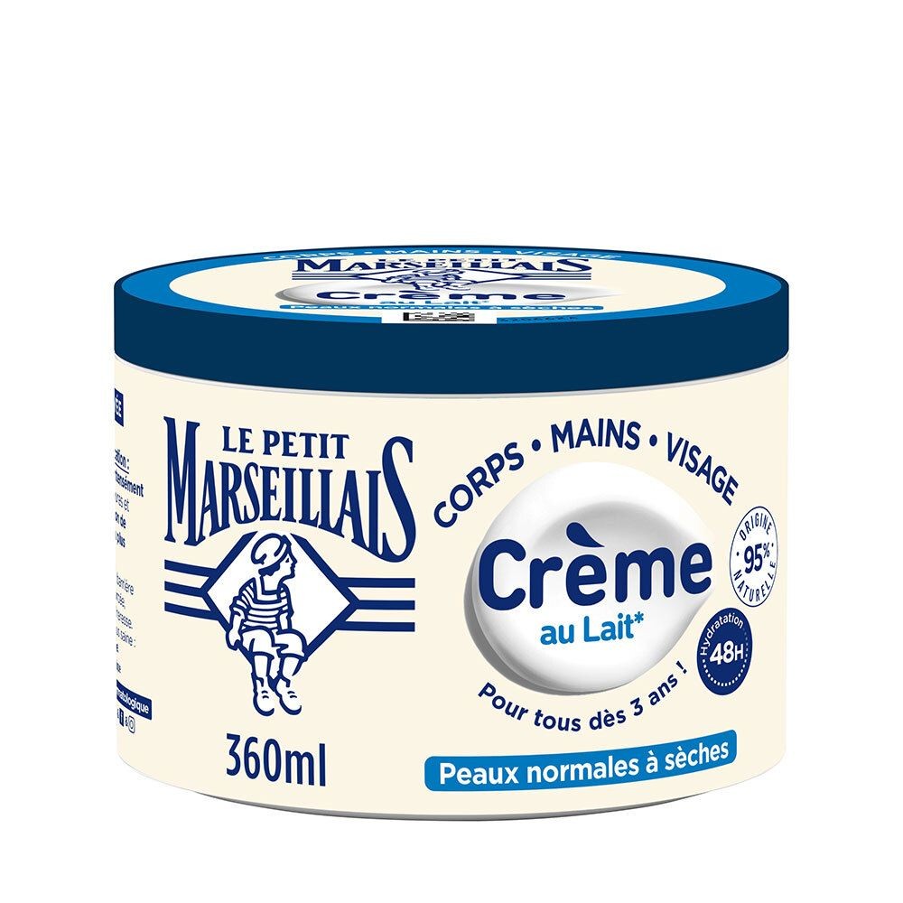 Le Petit Marseillais Creme Au Lait Peau Normal A Seche 360Ml