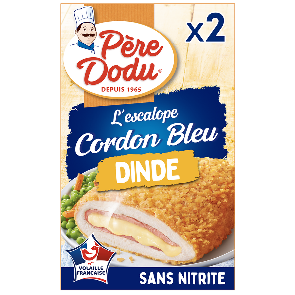 PERE DODU Turkey cordon bleu without nitrite 200 g