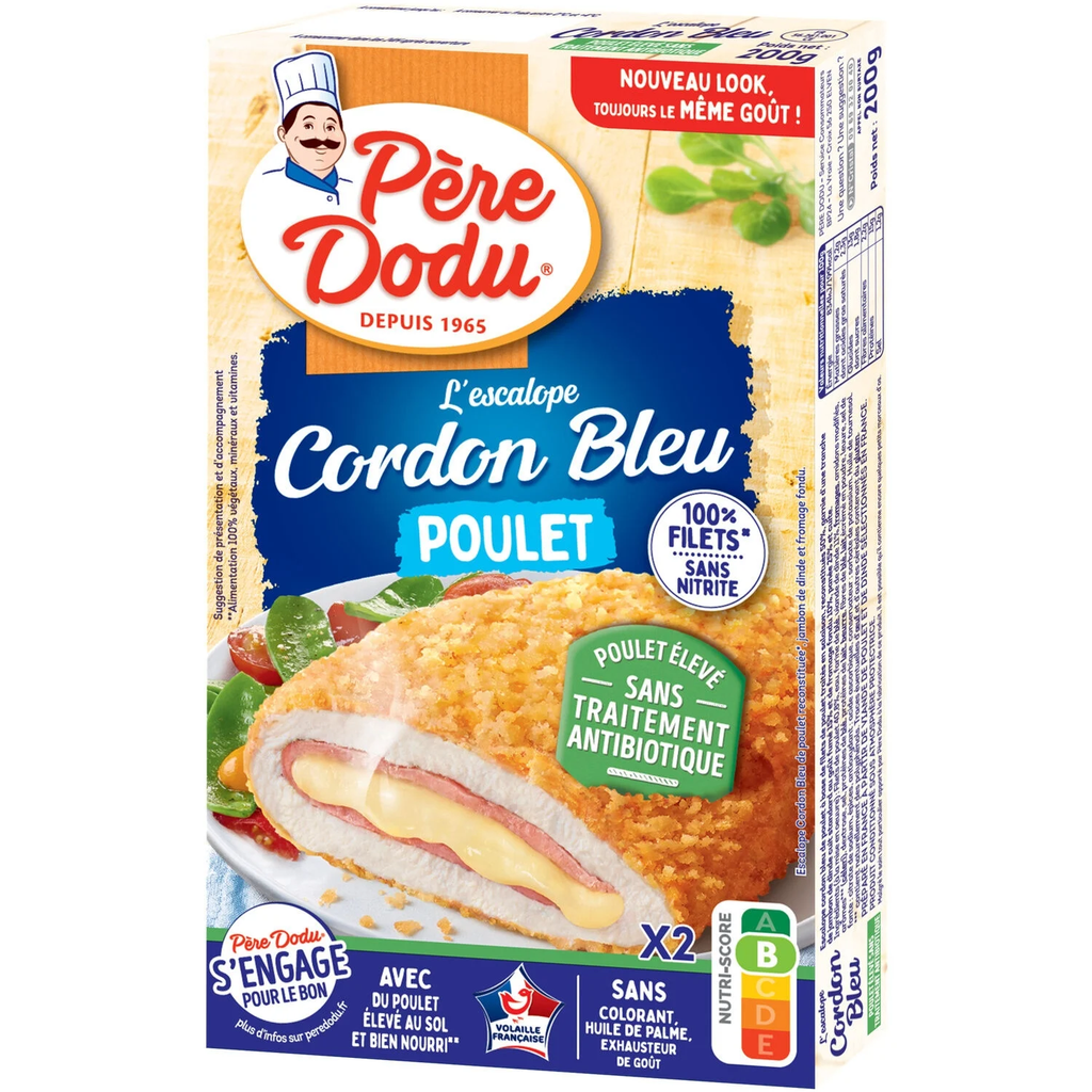 PERE DODU Chicken Cordon Bleu Escalope 200 g
