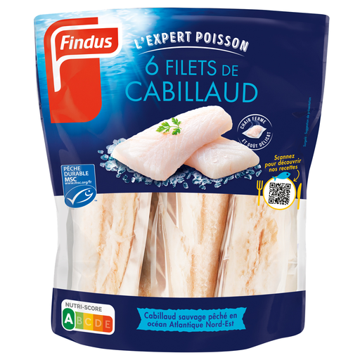 [3599741005186] FINDUS Filetes de bacalao 6 piezas 600 g