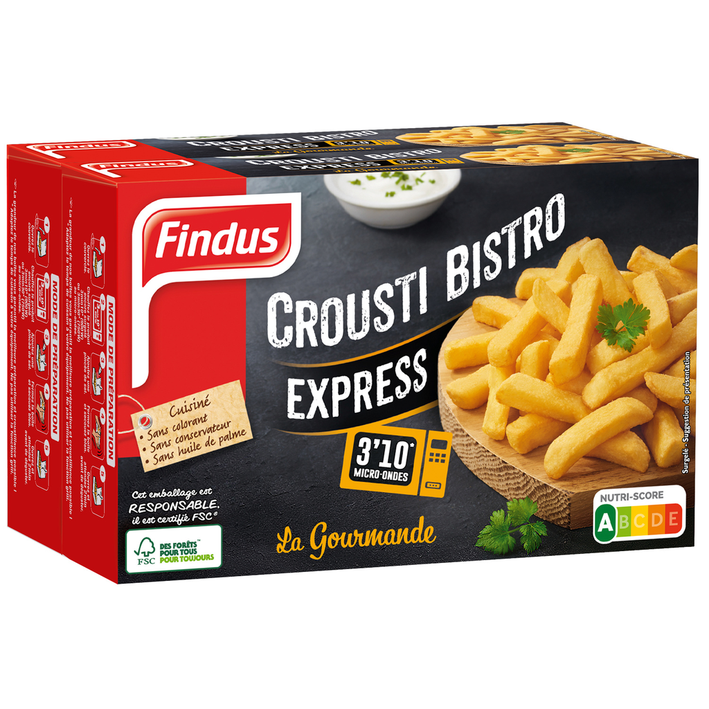 FINDUS Frites crousti bistro la gourmande 260 g
