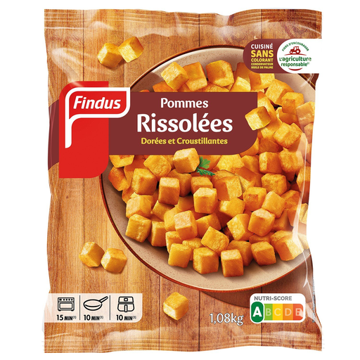 [3599741006459] FINDUS Pommes de terre rissolées 1,08 kg
