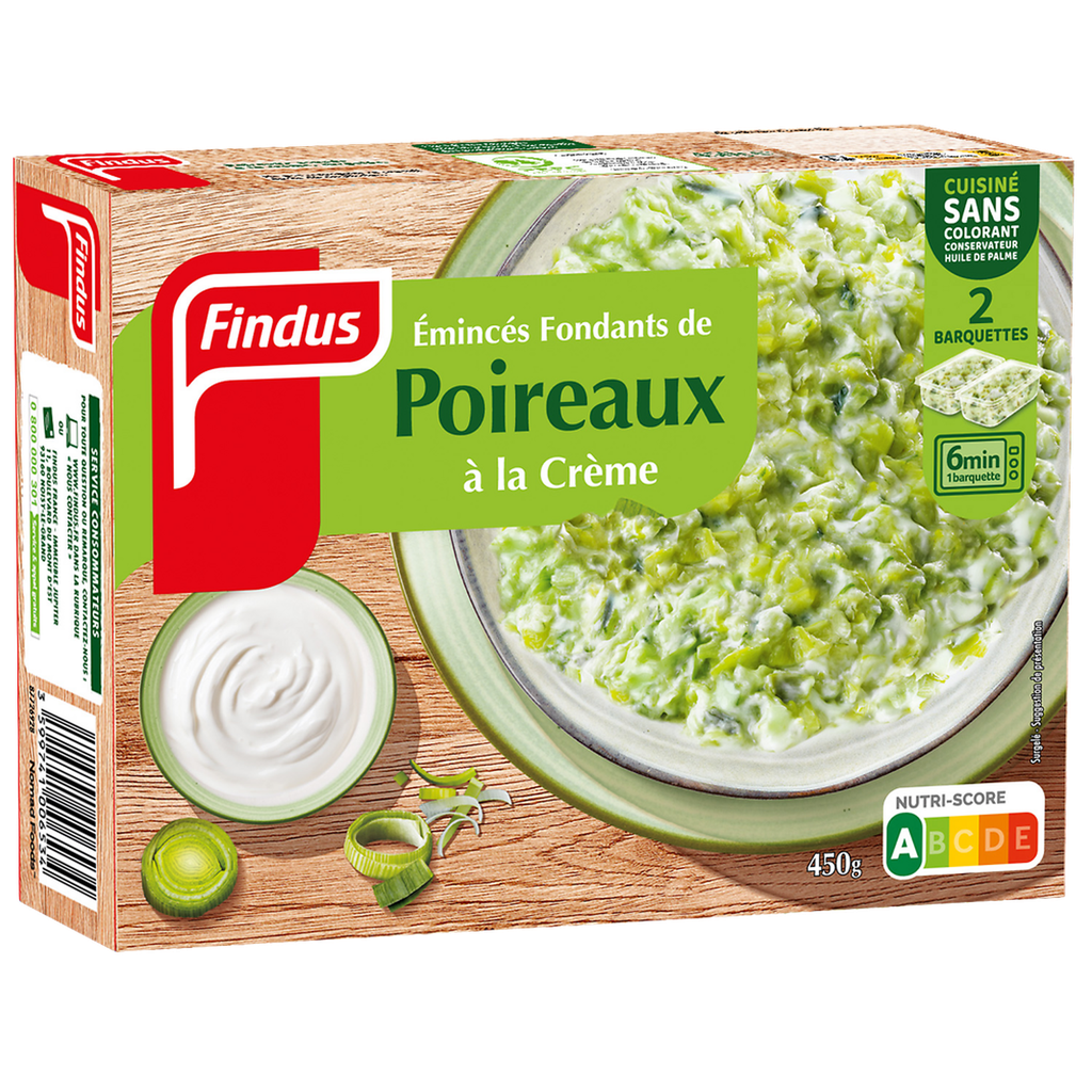FINDUS Alho-poró cremoso em fatias 450 g