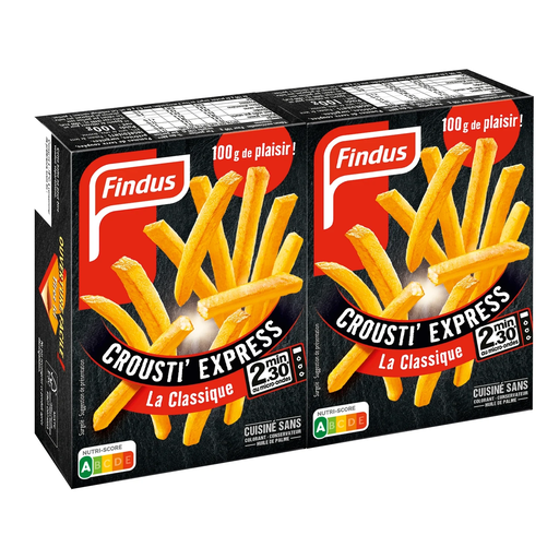 [3599741006787] FINDUS Frites la classique crousti express, 2 x 100 g