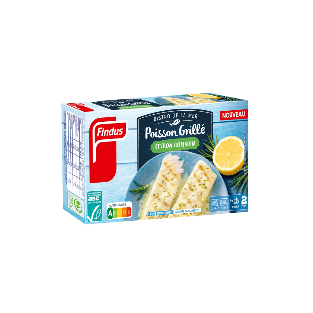FINDUS Poisson grillé citron 250 g