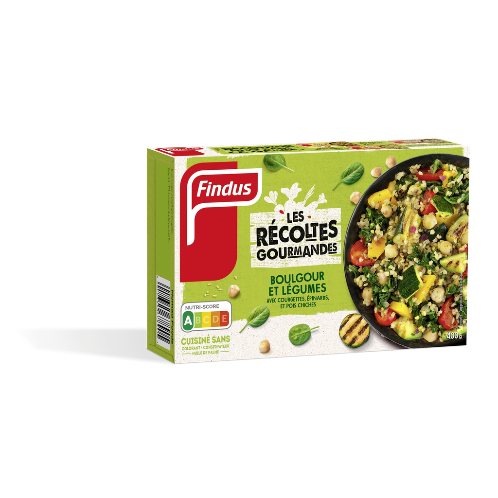 FINDUS Boulgour and vegetables Les récoltes gourmandes 400 g