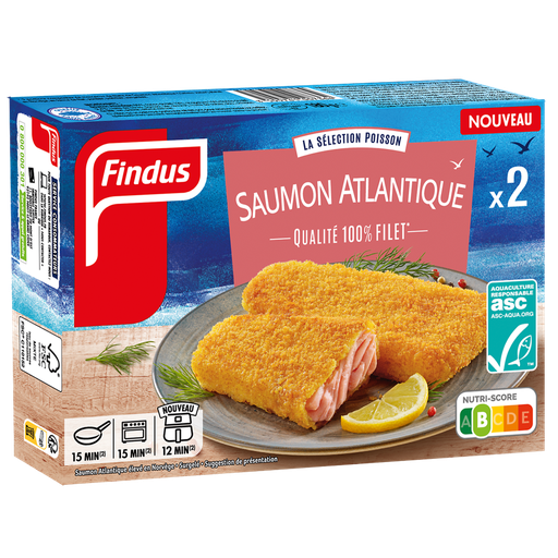 [3599741007364] FINDUS Salmón Atlántico calidad 100% filete 180 g