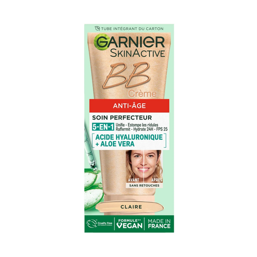 [3600542534253] GARNIER BB Cream Cuidado Milagroso Perfeccionador Anti-idade Pele Clara 50 ml