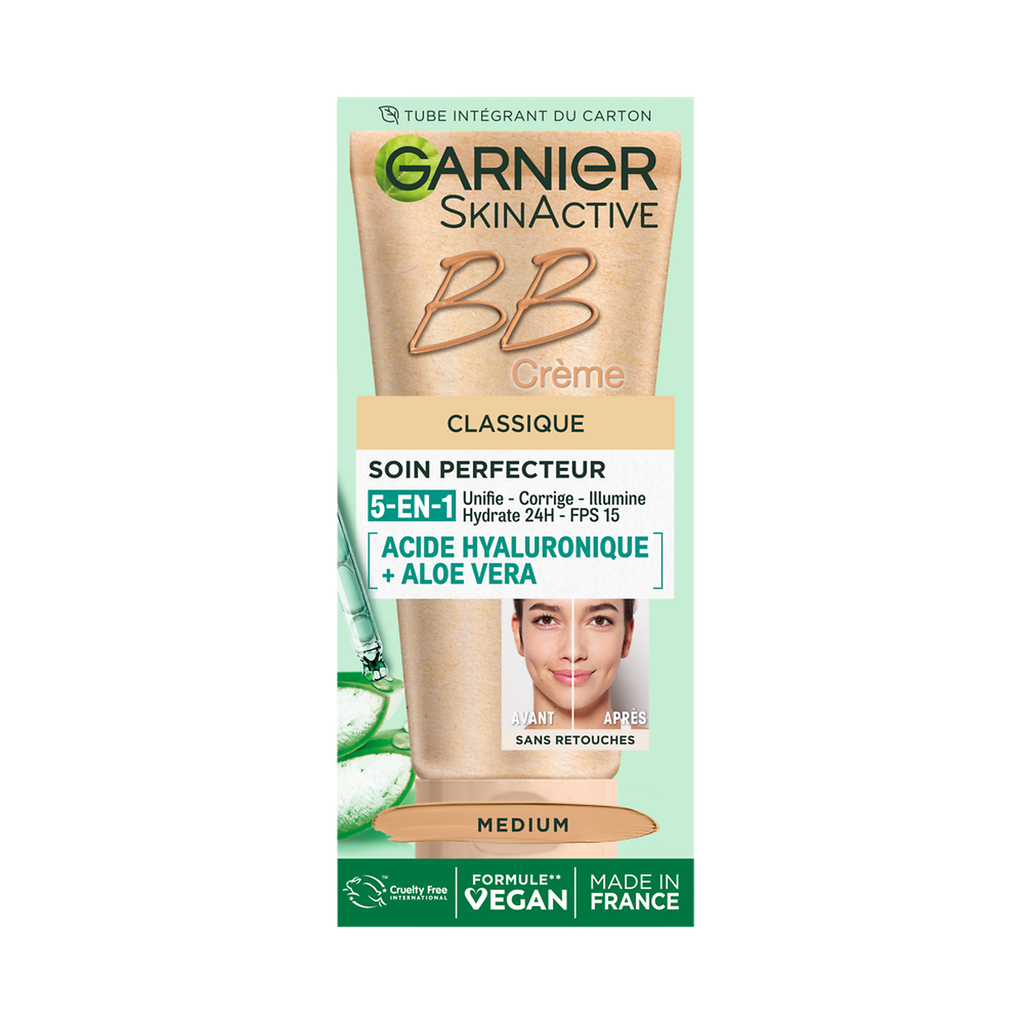 GARNIER BB Cream Clássica Cuidado Aperfeiçoador Medium 50 ml