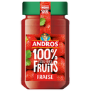 ANDROS Confiture à la fraise 100% issu des fruits 250 g