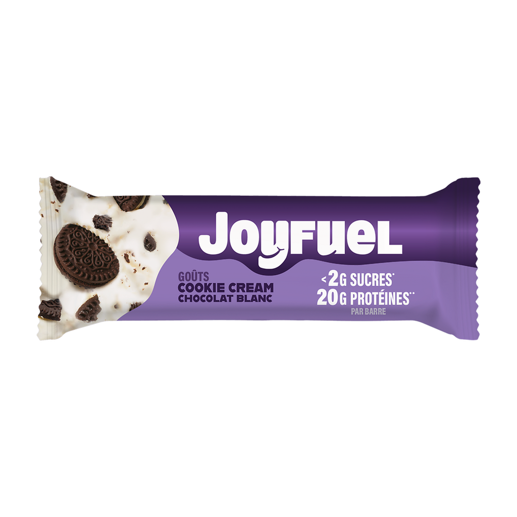 JOYFUEL Barrita proteica chocolate blanco cookie & cream 55 g