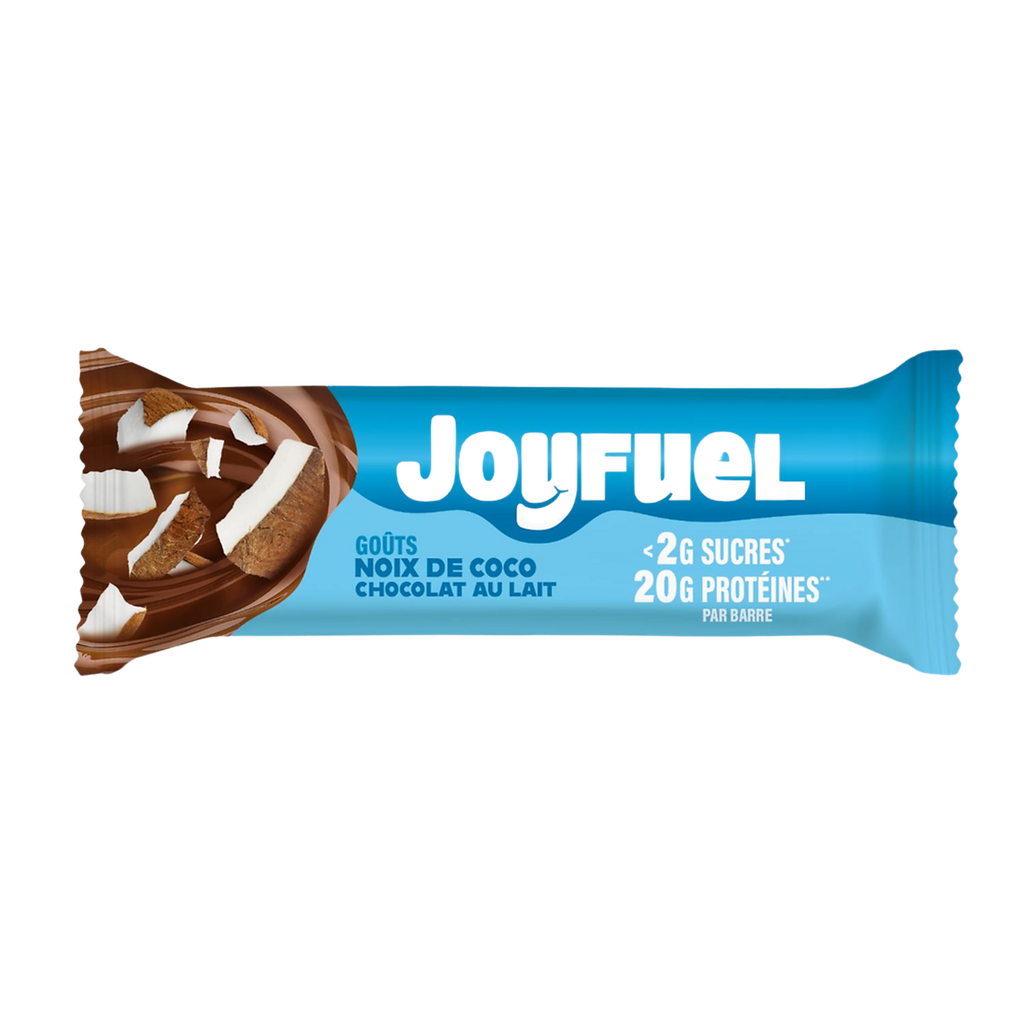 JOYFUEL Barre protéinée chocolat au lait et noix de coco 55 g