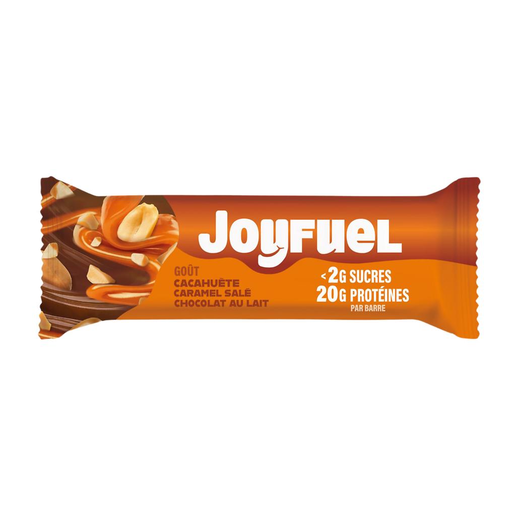 JOYFUEL Barrita Hiperproteica Chocolate Leche Cacahuete Caramelo Salado 55 g