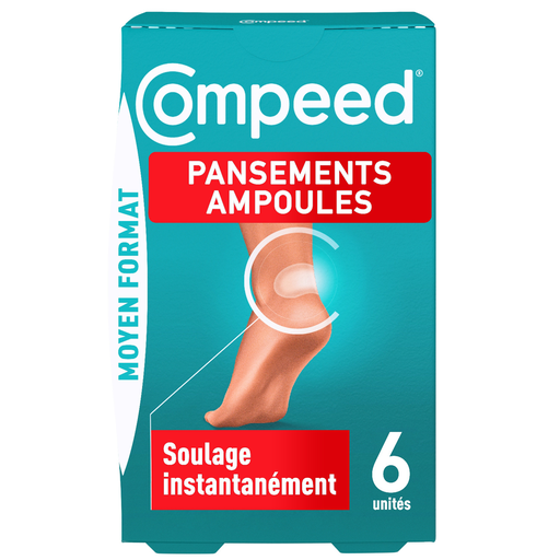 [3663555003888] COMPEED Pensos Bolhas Hidrocoloide Médio 6 Pensos
