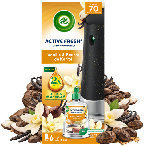 [3665468302386] AIR WICK Active Fresh Difusor Spray Automático Baunilha 228 ml