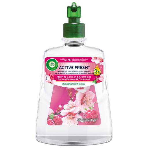 [3665468302393] AIR WICK Active Fresh Recarga Difusor Spray Automático Jasmim 228 ml