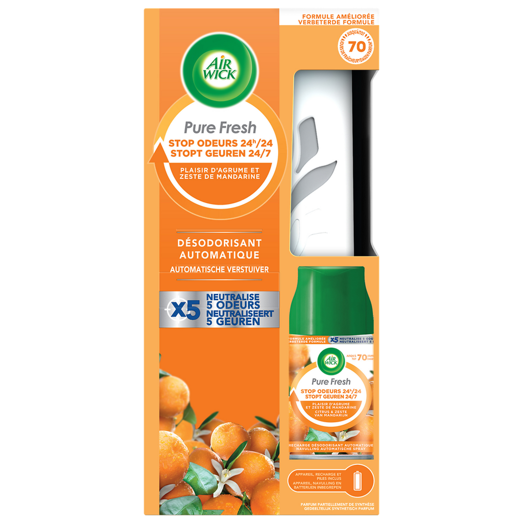 AIR WICK Freshmatic Difusor Spray Ambientador Citrinos 250 ml