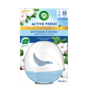 AIR WICK Active Fresh difusor contínuo Frescura de algodão 75 ml