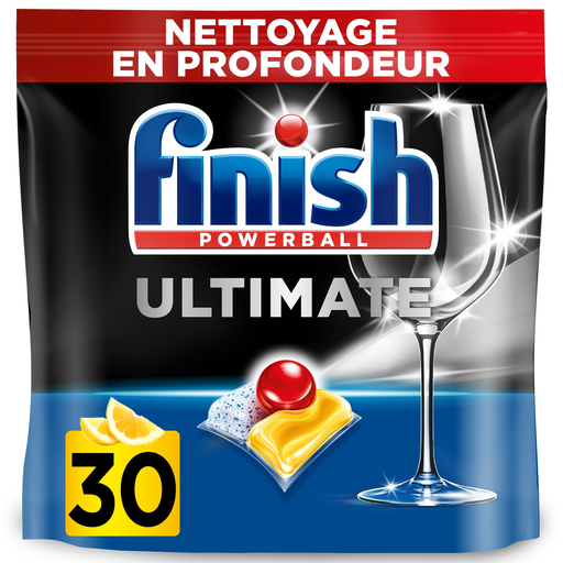 [3665468401447] FINISH Powerball Dishwasher Capsules All in 1 Lemon 30 capsules
