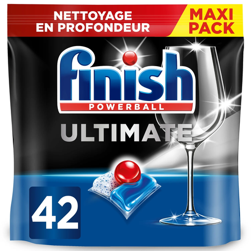 [3665468402529] FINISH Powerball All in 1 Dishwasher Capsules Fresh Scent 42 Washes 542 g