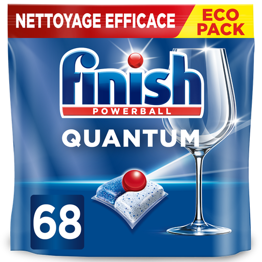 [3665468403069] FINISH Powerball Quantum Dishwasher Capsules 68 capsules