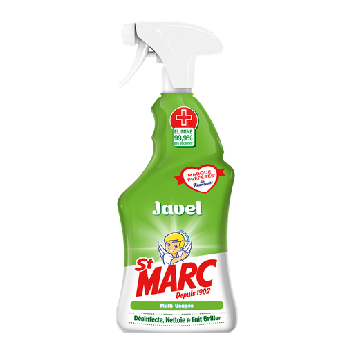 [3665468601236] ST MARC Nettoyant Ménager Multi-Usages Désinfectant Javel 750 ml