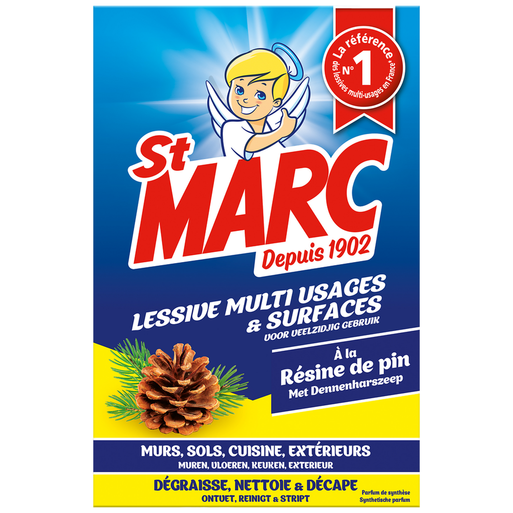 ST MARC Detergente em pó com resina de pinho 1,4 kg
