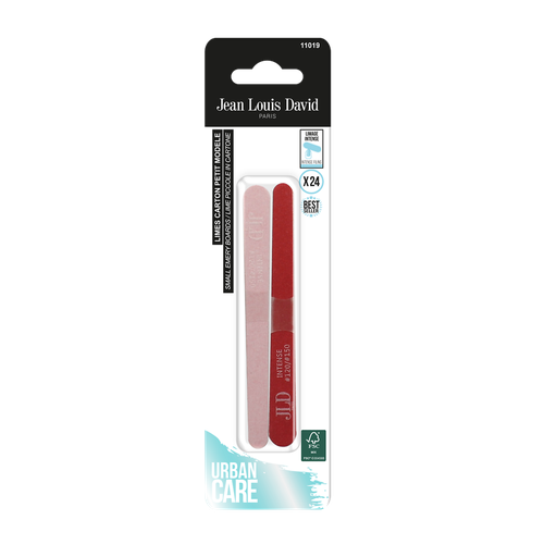 [3666085110194] JEAN LOUIS DAVID Limes à Ongles Emeri Petit Modèle Lot de 2