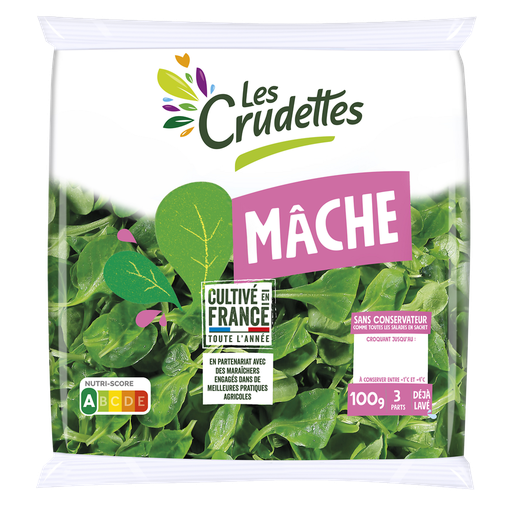 [3701035101249] CRUDETTES Lamb's Lettuce Engagée 100 g