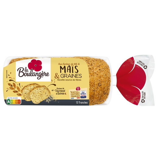 [3760049798821] LA BOULANGERE Special bread with corn quinoa sunflower 270 g