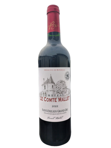 [3760081710188] Château Le Comte Mallet Saint-Emilion Grand Cru AOP Rouge 75 cl