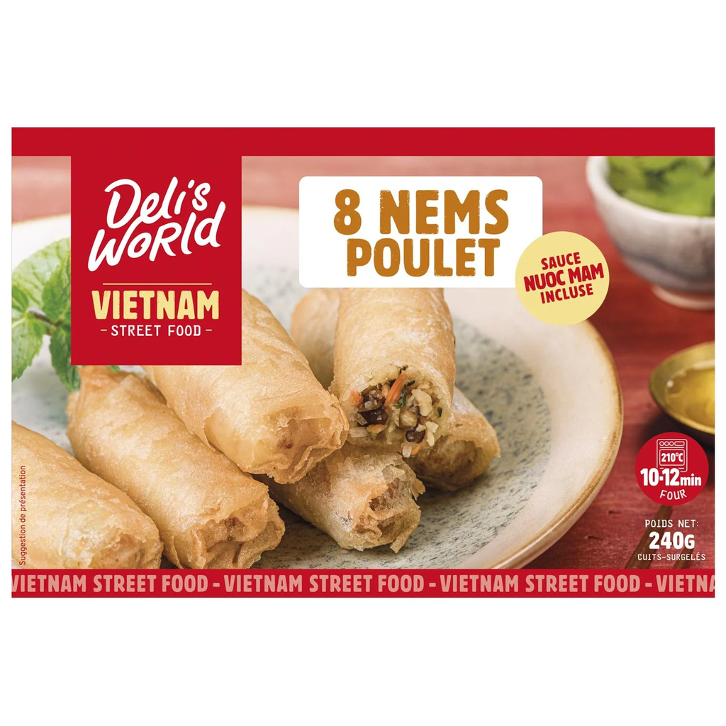 DELI'S WORLD Nem de pollo con salsa nuoc mam 240 g