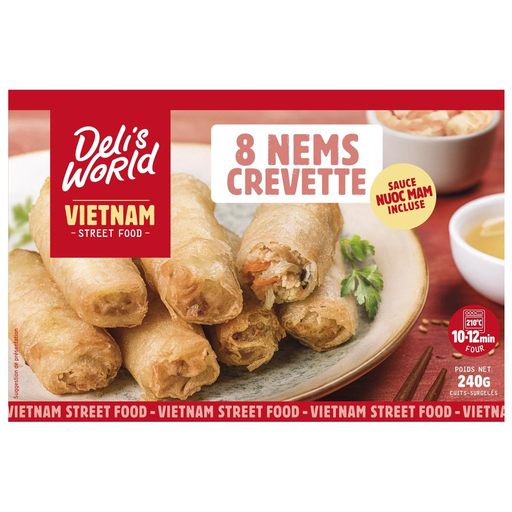 [3760184013544] DELI'S WORLD Nem de gambas con salsa nuoc mam 240 g