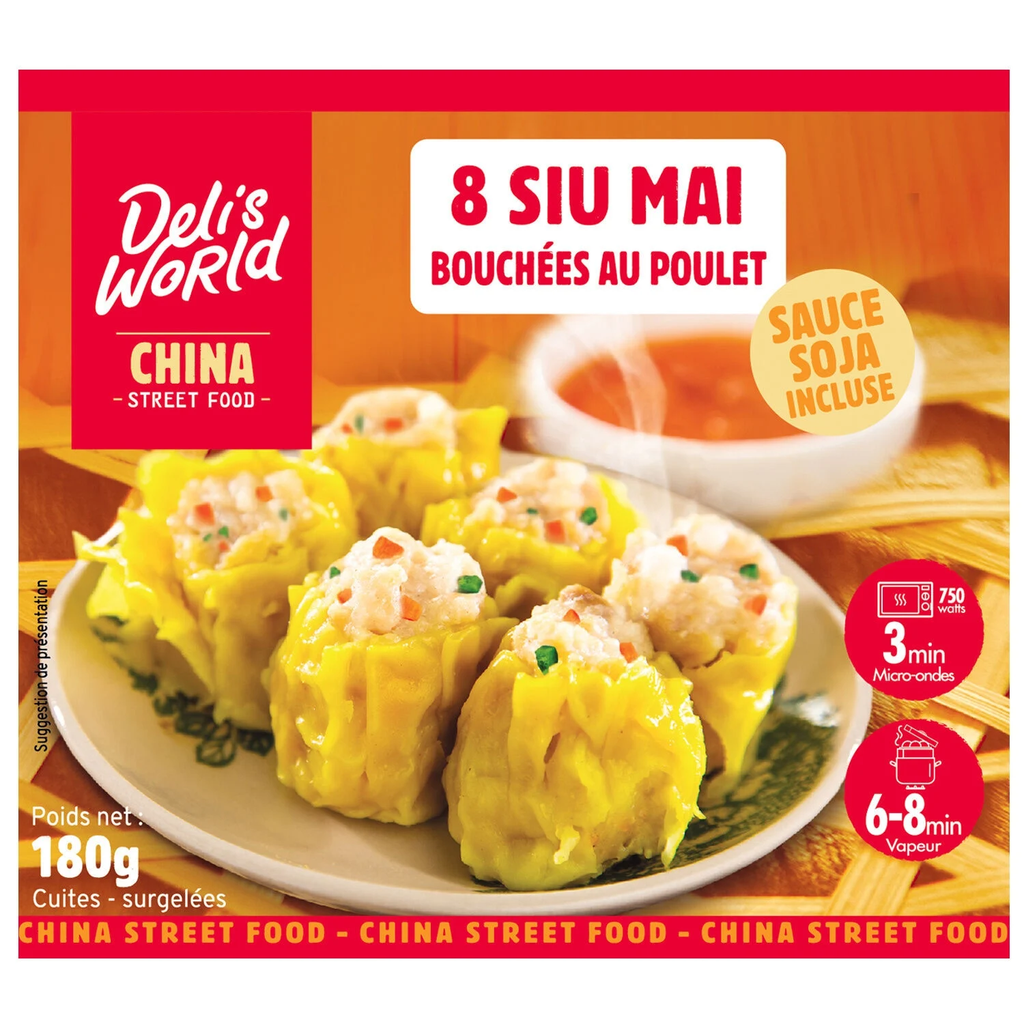 DELI'S Siu Mai de pollo con salsa de soja 180 g